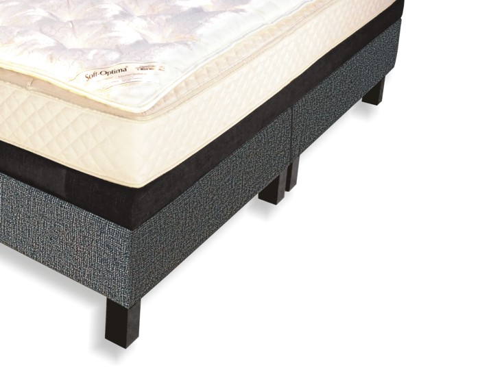 SwissBox in Stoff Natura schwarz mit Optima-Wasserbett ! COPYRIGHT erw�hnen !